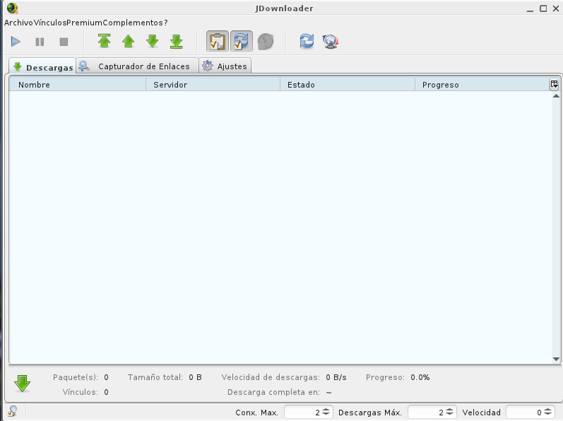 JDownloader en Debian Wheezy