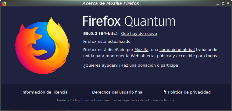Featured image of post Firefox Quantum en Debian Stretch
